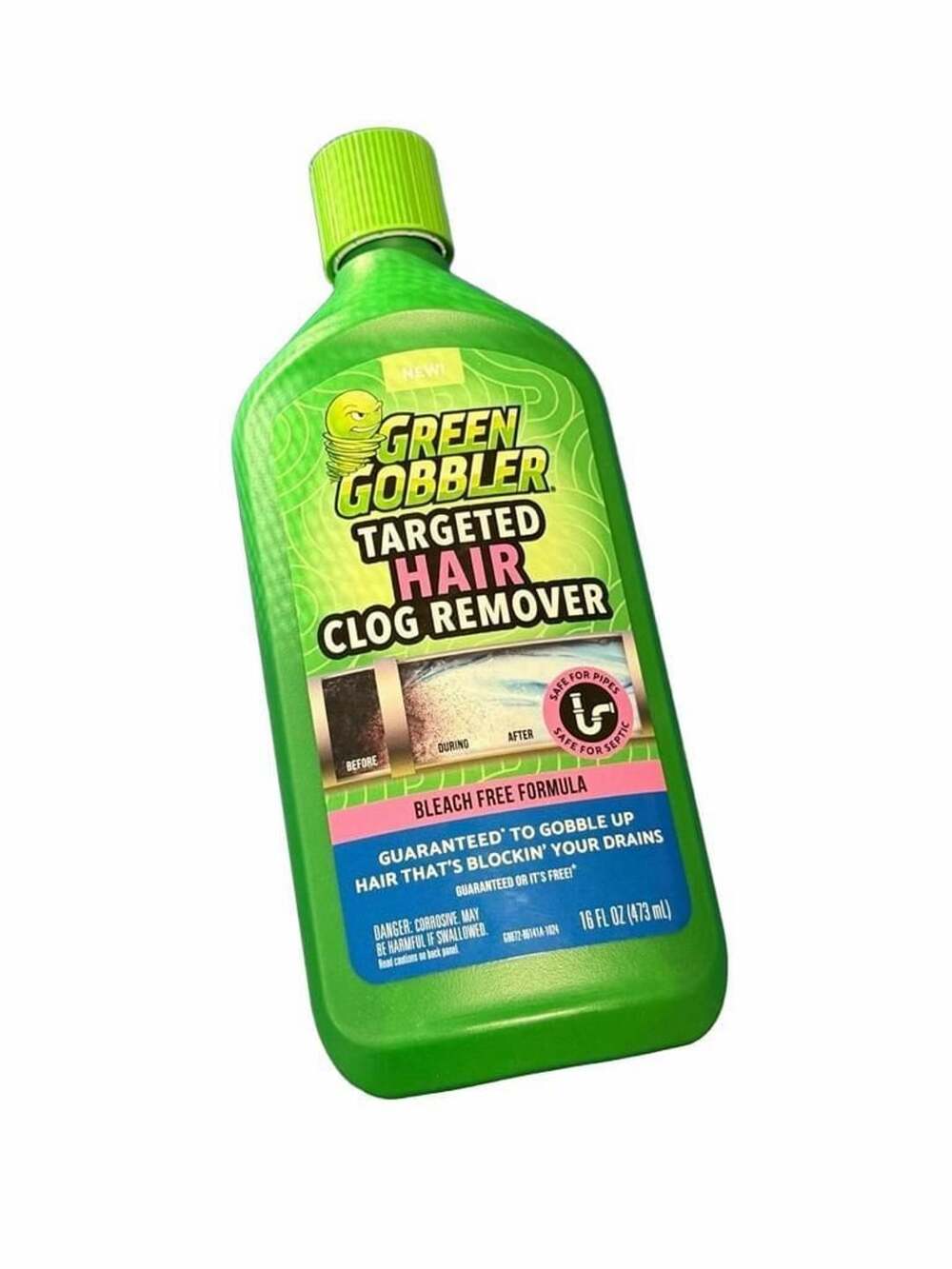 Green Gobbler Targeted Hair Clog Remover, 16 fl oz
